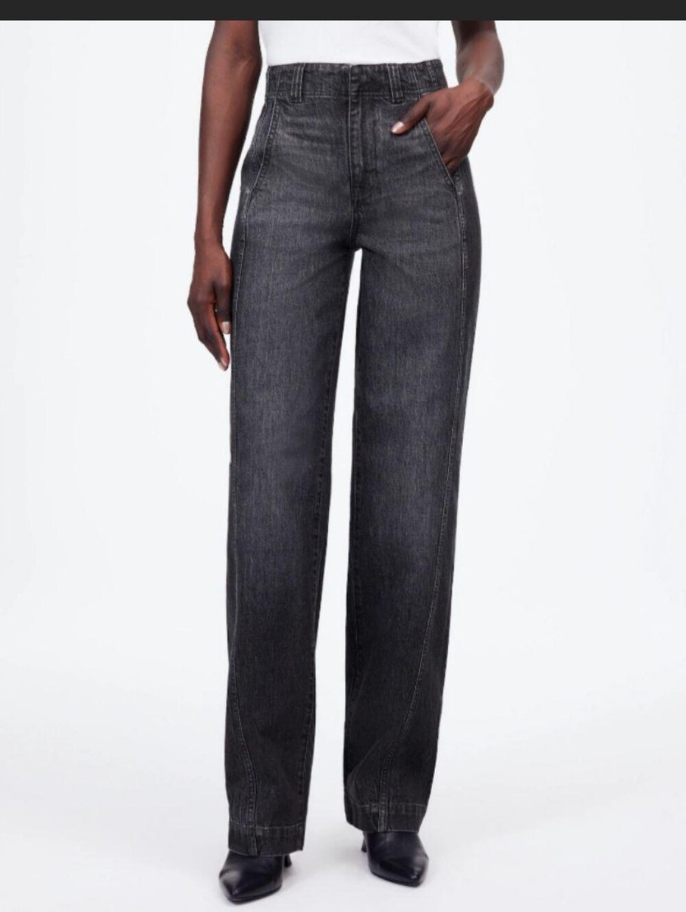 NWT Madewell Tapered Denim Trousers